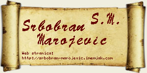 Srbobran Marojević vizit kartica